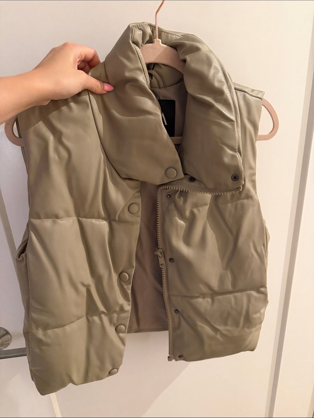 Zara leather vest
